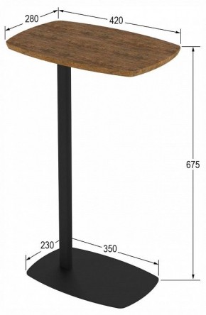 Стол придиванный Дей в Сысерти - sysert.ok-mebel.com | фото 4
