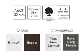 Стол раскладной Ялта-2 (опоры массив резной) в Сысерти - sysert.ok-mebel.com | фото 4