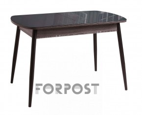 Стол раздвижной со стеклянной столешницей (BLACK, WHITE) в Сысерти - sysert.ok-mebel.com | фото