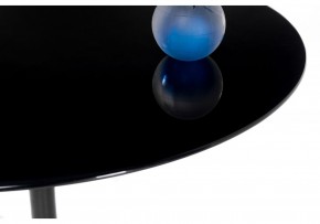 Стол стеклянный Tulip 90x74 black glass в Сысерти - sysert.ok-mebel.com | фото 2