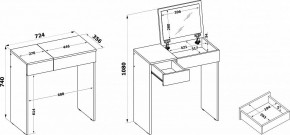 Стол туалетный СП-22 в Сысерти - sysert.ok-mebel.com | фото 5