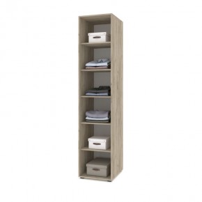 СТОУН С13 Шкаф-пенал (дуб золотой/графит) в Сысерти - sysert.ok-mebel.com | фото 3
