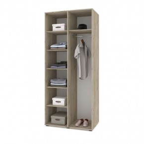 СТОУН С22 Шкаф 2-х створчатый (серый дуб/белый) в Сысерти - sysert.ok-mebel.com | фото 3
