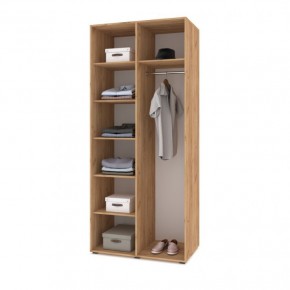СТОУН С22 Шкаф 2-х створчатый (золотой дуб/графит) в Сысерти - sysert.ok-mebel.com | фото 3