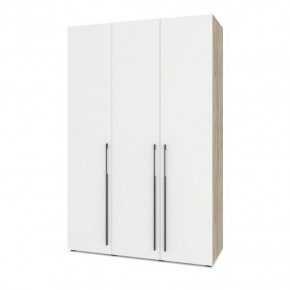 СТОУН С31 Шкаф 3-х створчатый (серый дуб/белый) в Сысерти - sysert.ok-mebel.com | фото