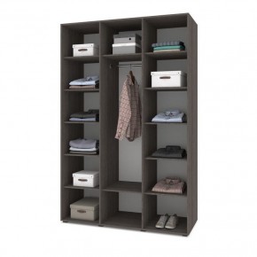 СТОУН С32 Шкаф 3-х створчатый (золотой дуб/графит) в Сысерти - sysert.ok-mebel.com | фото 3