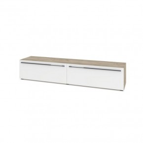 СТОУН С72 Тумба ТВ (серый дуб/белый) в Сысерти - sysert.ok-mebel.com | фото