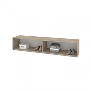 СТОУН С72 Тумба ТВ (серый дуб/белый) в Сысерти - sysert.ok-mebel.com | фото 3