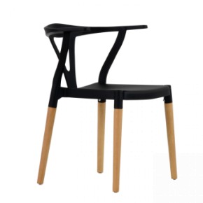 Стул Barneo N-218 Wishbone интерьерный кухонный черный в Сысерти - sysert.ok-mebel.com | фото