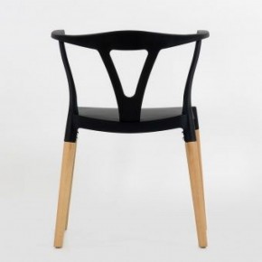 Стул Barneo N-218 Wishbone интерьерный кухонный черный в Сысерти - sysert.ok-mebel.com | фото 2
