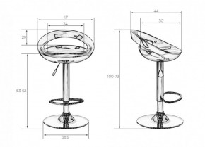 Стул барный DOBRIN DISCO LM-1010 (белый) в Сысерти - sysert.ok-mebel.com | фото 2