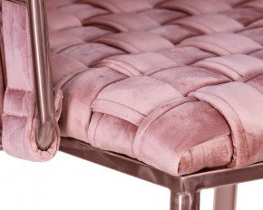 Стул барный DOBRIN EMMA ROSE GOLD, розовый велюр (VF-10) в Сысерти - sysert.ok-mebel.com | фото 7