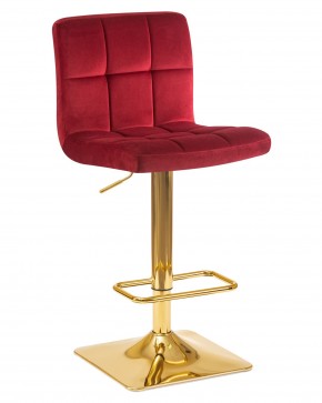Стул барный DOBRIN GOLDIE, бордовый велюр (MJ9-43) в Сысерти - sysert.ok-mebel.com | фото