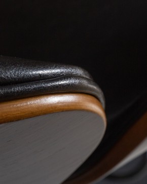 Стул барный DOBRIN JACK BLACK, цвет черный глянец PU ABD 002 в Сысерти - sysert.ok-mebel.com | фото 2