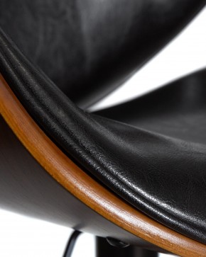 Стул барный DOBRIN JACK BLACK, цвет черный глянец PU ABD 002 в Сысерти - sysert.ok-mebel.com | фото 9