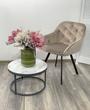Стул GALE 360 град. поворот. BLUVEL-40 BEIGE, велюр/ черный каркас, М-City в Сысерти - sysert.ok-mebel.com | фото 2