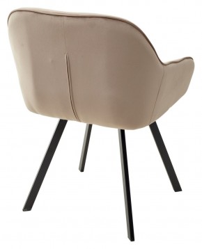 Стул GALE 360 град. поворот. BLUVEL-40 BEIGE, велюр/ черный каркас, М-City в Сысерти - sysert.ok-mebel.com | фото 4