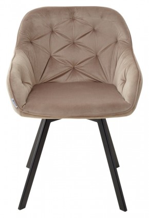 Стул GALE 360 град. поворот. BLUVEL-40 BEIGE, велюр/ черный каркас, М-City в Сысерти - sysert.ok-mebel.com | фото 6