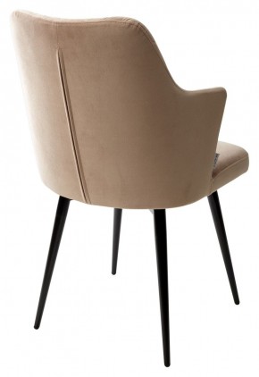 Стул HERMAN 360 град. БЕЖЕВЫЙ #5, велюр / черный каркас М-City в Сысерти - sysert.ok-mebel.com | фото 4