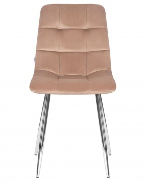 Стул обеденный DOBRIN ALEX, хром ножки, мокко велюр (V108-104),  в Сысерти - sysert.ok-mebel.com | фото 6