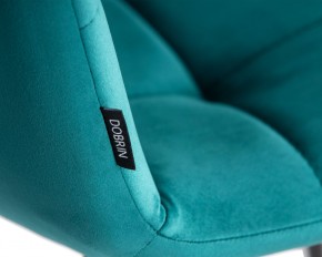 Стул обеденный DOBRIN CHILLY, Морской волны Holland 56, основание черное в Сысерти - sysert.ok-mebel.com | фото 9