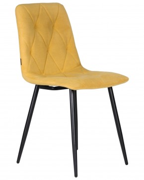 Стул обеденный DOBRIN CHILLY ROMBO, Горчичный Simple 15, основание черное в Сысерти - sysert.ok-mebel.com | фото 2