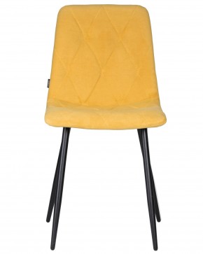 Стул обеденный DOBRIN CHILLY ROMBO, Горчичный Simple 15, основание черное в Сысерти - sysert.ok-mebel.com | фото 6