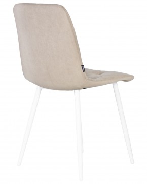 Стул обеденный DOBRIN CHILLY ROMBO, Капучино Simple 05, основание белый в Сысерти - sysert.ok-mebel.com | фото 4