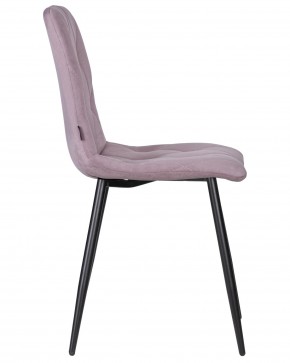 Стул обеденный DOBRIN CHILLY ROMBO, Лавандовый Simple 48, основание черное в Сысерти - sysert.ok-mebel.com | фото 3