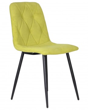 Стул обеденный DOBRIN CHILLY ROMBO, Лайм Simple 14, основание черное в Сысерти - sysert.ok-mebel.com | фото 2