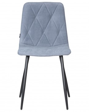 Стул обеденный DOBRIN CHILLY ROMBO, Серо-голубой Simple 26, основание черное в Сысерти - sysert.ok-mebel.com | фото 6