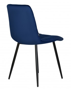 Стул обеденный DOBRIN CHILLY, Темно-синий Holland 60, основание черное в Сысерти - sysert.ok-mebel.com | фото 4