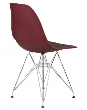 Стул обеденный DOBRIN DSR, ножки хром, цвет сливовый (R-13) в Сысерти - sysert.ok-mebel.com | фото 4