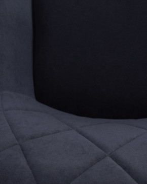 Стул обеденный DOBRIN ROBY, ЭМАЛЬ ЧЕРНЫЙ МУАР велюр Catania Dark Blue в Сысерти - sysert.ok-mebel.com | фото 11