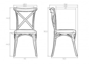 Стул обеденный DOBRIN ZILAN, цвет чёрный (B-03) в Сысерти - sysert.ok-mebel.com | фото 9
