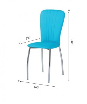 Стул Сиена А1.14-03 (Стандарт) хром/кожзам (4 шт.) в Сысерти - sysert.ok-mebel.com | фото 2