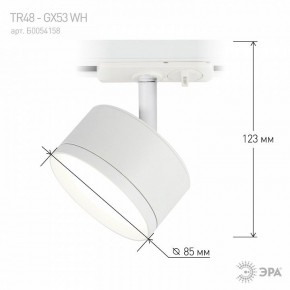 Светильник на штанге Эра  TR48 - GX53 WH в Сысерти - sysert.ok-mebel.com | фото 4