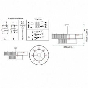 Светильник на штанге Imperiumloft RH Marais Round Chandelier 40,2668 в Сысерти - sysert.ok-mebel.com | фото 11