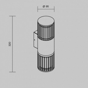 Светильник на штанге Maytoni Alura O492WL-02GF в Сысерти - sysert.ok-mebel.com | фото 5