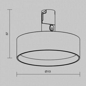 Светильник на штанге Maytoni Zon TR204-1-12W3K-B в Сысерти - sysert.ok-mebel.com | фото 9