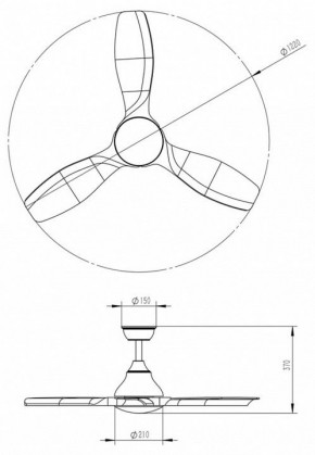 Светильник с вентилятором Sonex VIVA LED 7702/24L в Сысерти - sysert.ok-mebel.com | фото 5