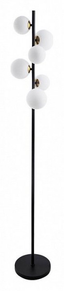 Торшер Arte Lamp Gemini A2243PN-6BK в Сысерти - sysert.ok-mebel.com | фото