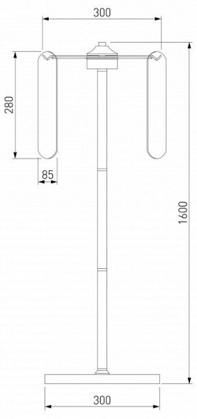 Торшер Eurosvet Claire 01171/3 золото в Сысерти - sysert.ok-mebel.com | фото 3