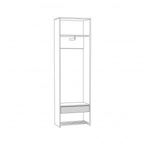 Трувор Шкаф для одежды 13.328.02 в Сысерти - sysert.ok-mebel.com | фото 2