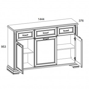 Тумба 3D3S, MONAKO, цвет Сосна винтаж/дуб анкона в Сысерти - sysert.ok-mebel.com | фото 2