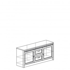 Тумба многоцелевая №191 "Лючия" Дуб оксфорд серый в Сысерти - sysert.ok-mebel.com | фото 2