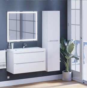 Тумба под раковину Uperwood Tanos 100 см, подвесная, белая матовая в Сысерти - sysert.ok-mebel.com | фото 11