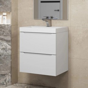 Тумба под раковину Uperwood Tanos 50 см, подвесная, белая матовая в Сысерти - sysert.ok-mebel.com | фото