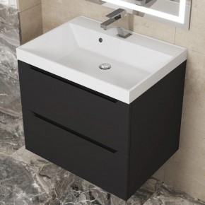 Тумба под раковину Uperwood Tanos 60 см, подвесная, черная матовая в Сысерти - sysert.ok-mebel.com | фото 10