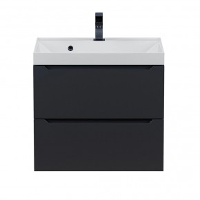 Тумба под раковину Uperwood Tanos 60 см, подвесная, черная матовая в Сысерти - sysert.ok-mebel.com | фото 9